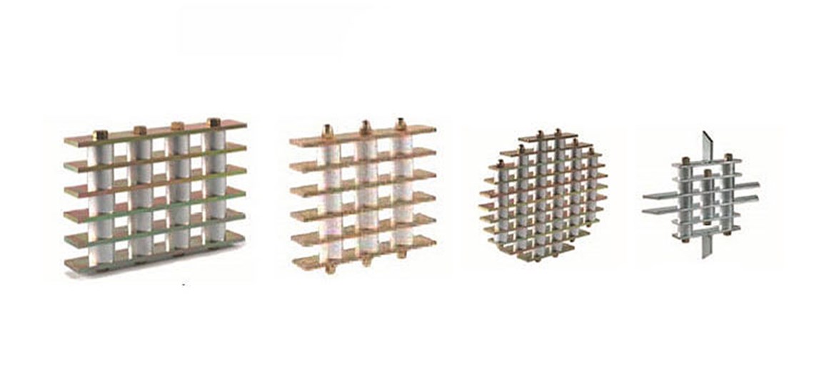 Hopper magnet grids