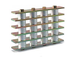 Hopper magnet grids